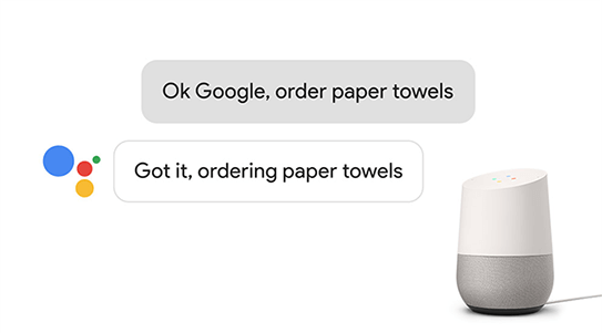 Kuluttajat voivat nyt tehdä ostoksia osallistuvilta Google Express -jälleenmyyjiltä Google Assistantin kanssa Google Homessa.