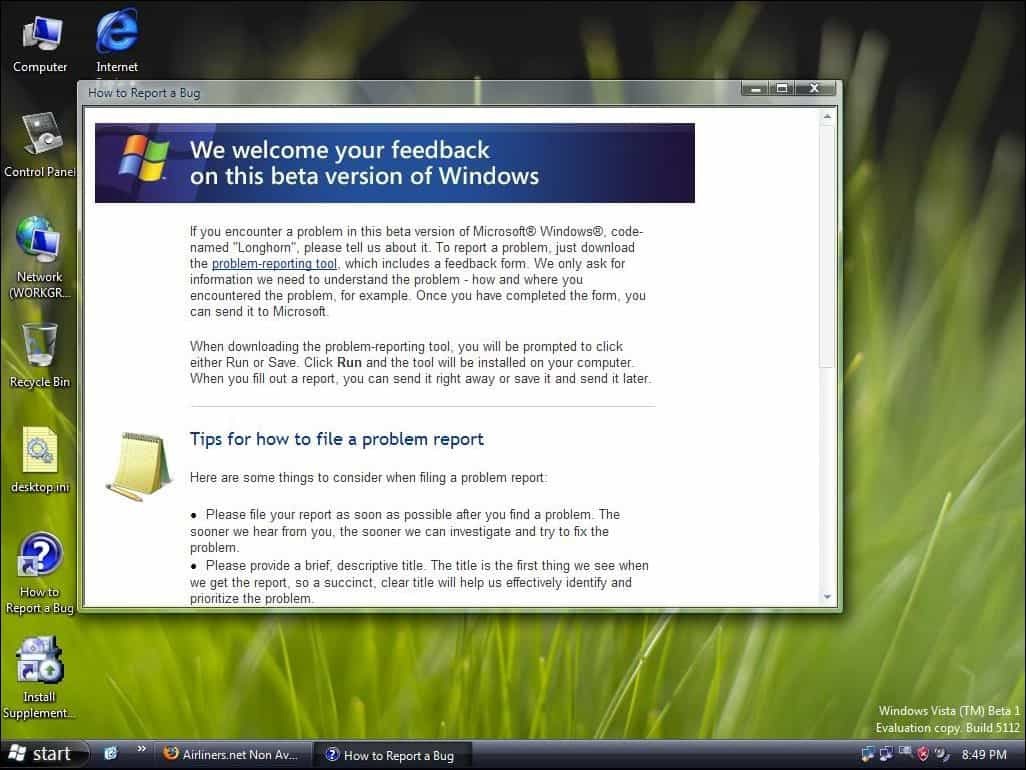 Windows Vista on 10 vuotta tänään