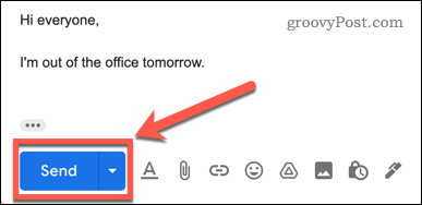 Gmail-sähköpostin lähettäminen