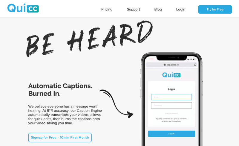Viikon sosiaalisen median markkinoinnin podcast-löytö, quicc.io.