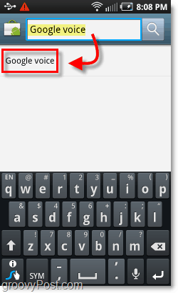 Mobiili Android Market Google Voice