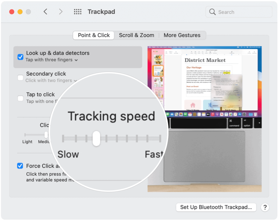 Korjaa Mac Mouse TrackPad -nopeusongelmat