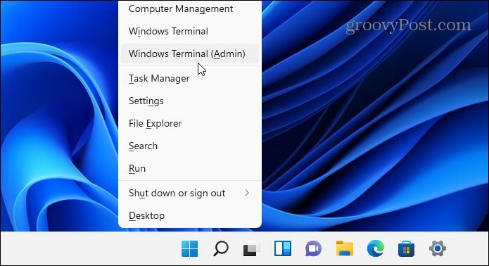 Windows Terminal Admin -korjaus ntoskrnl.exe bsod windows 11