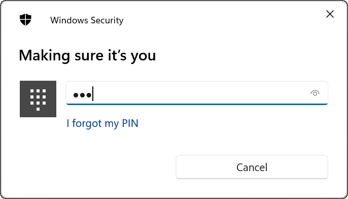 Kirjaudu sisään PIN-koodilla tai salasanalla