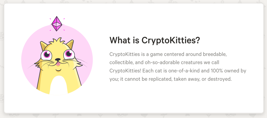 crypto-kitties-nft-projekti