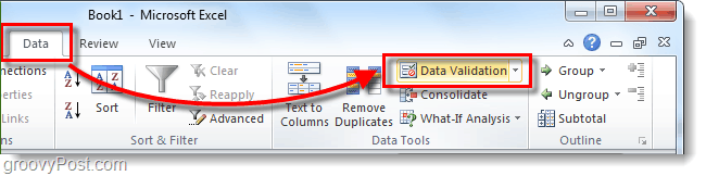 Ohjeita avattavien luetteloiden ja tietojen validoinnin lisäämiseen Excel 2010 -taulukoihin