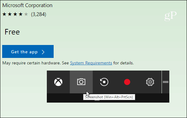 Kuinka ottaa kuvakaappaus Windows 10: ssä Xbox Game DVR: n avulla