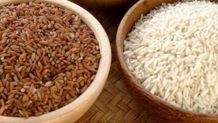 Onko valkoinen riisi tai ruskea riisi terveellisempää?