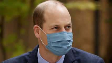 Prinssi William saa ensimmäisen annoksen koronavirusrokotetta