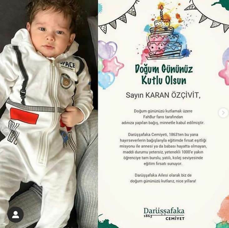 Fahriye Evcen jakoi poikansa Karanin toisen kerran! Emotionaalinen syntymäpäiväviesti Karan Özçivitille