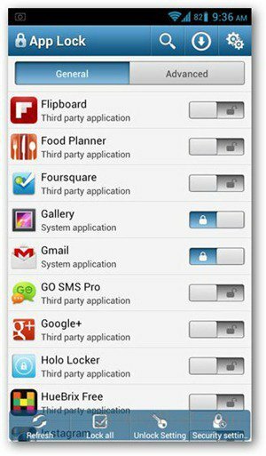 Kuinka lukita sovelluksia ja toimintoja Androidilla App Lock -sovelluksella