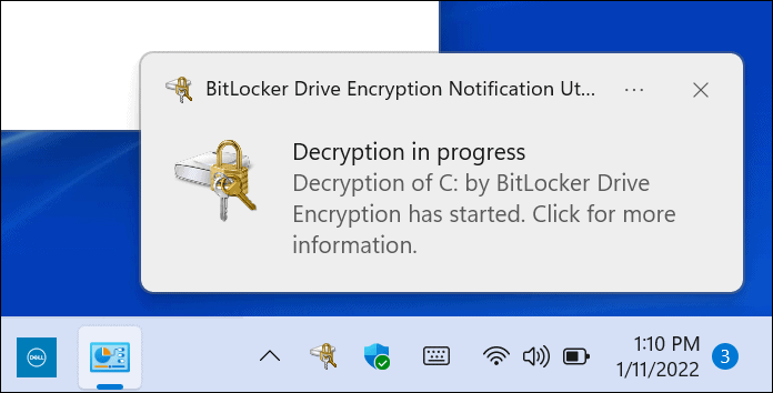 käytä BitLocker-salausta Windows 11:ssä