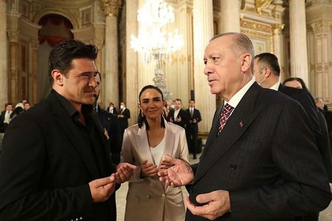 Hakan Ural ja presidentti Recep Tayyip Erdogan