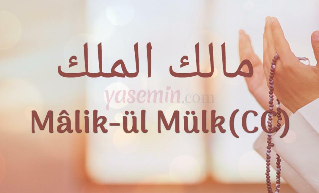 Mitä Malik-ul Mulk, yksi Allahin (swt) kauniista nimistä, tarkoittaa?