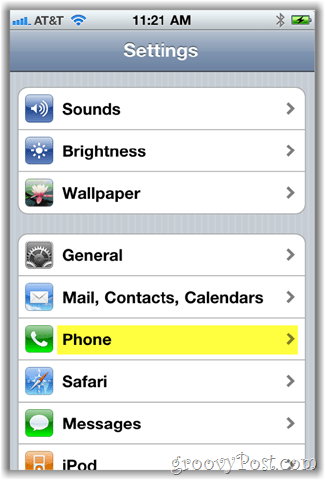 iPhone-puhelimen näyttö