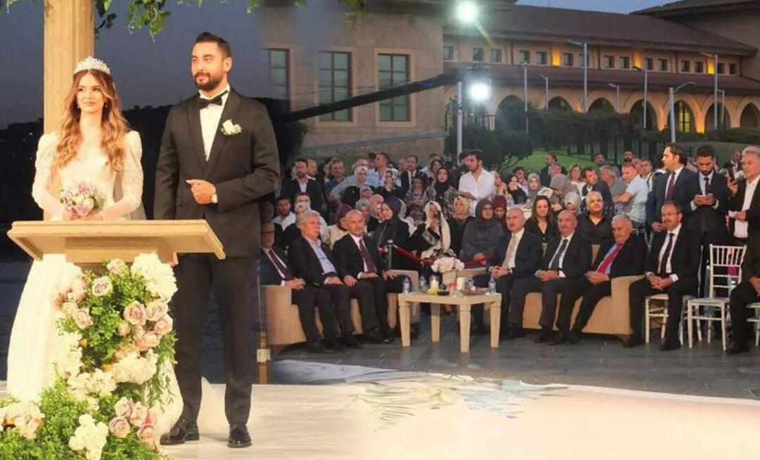 Feyza Başalan ja Çağatay Karataş menivät naimisiin! Poliitikot kerääntyivät häihin