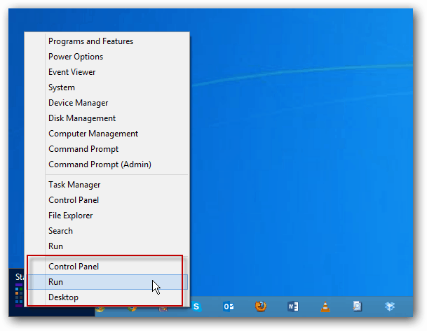 Windows 8: n Power-valikon tulokset