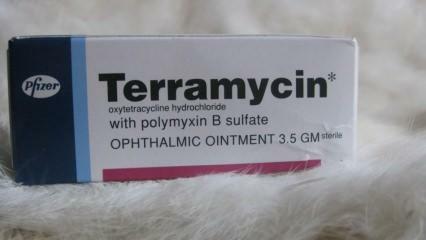 Mikä on Terramycin (Teramycin) -voide? Miten Terramycinia käytetään! Mitä Terramycin tekee?