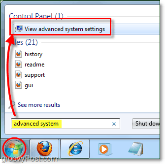 kuinka tarkastella järjestelmän suorituskyvyn lisäasetuksia Windows 7: ssä