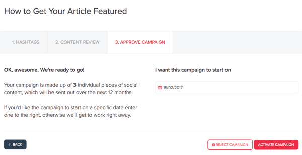 MissingLettr.com huolehtii blogiviestisi mainostamisesta 12 kuukauden ajan.
