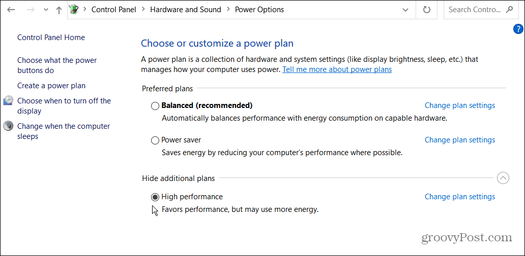 nopeuttaa kannettavaa tietokonettasi Windows 11 Power Modella