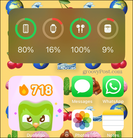 iphone-akkujen widget