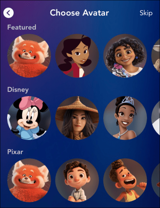 Disneyn avatar päivittää lapsilukkoasi Disney Plusissa