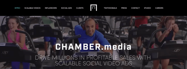 Chamber Media tekee skaalattavia sosiaalisia videomainoksia.