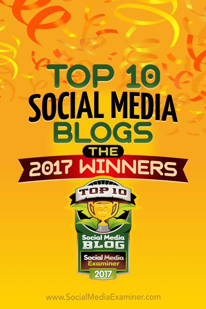 Top 10 sosiaalisen median blogia: Vuoden 2017 voittajat!: Sosiaalisen median tutkija