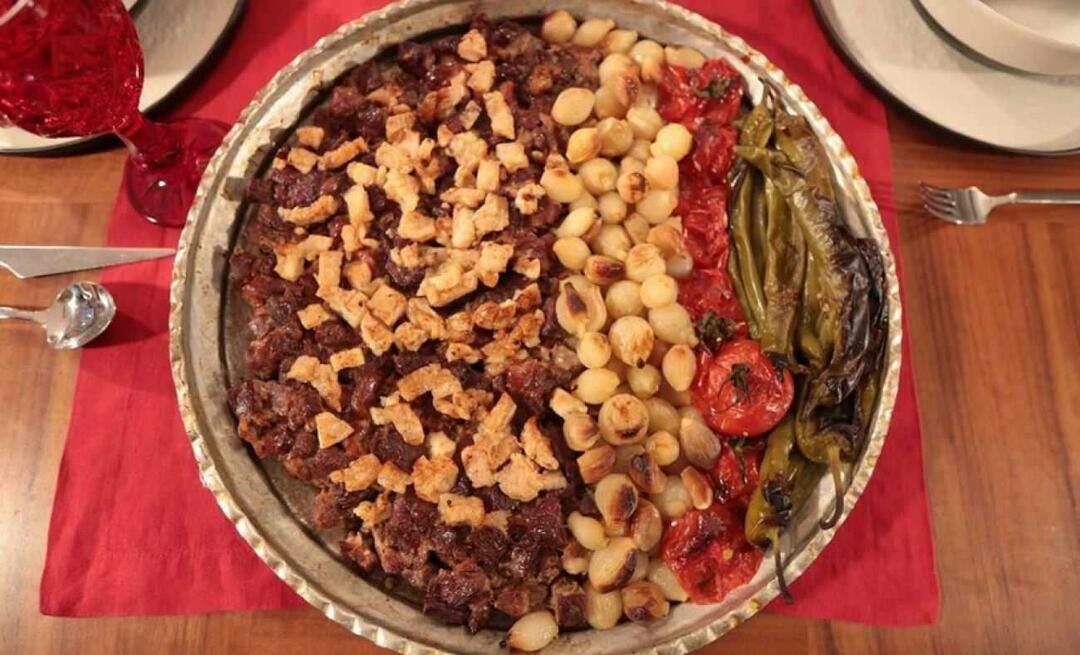 Maku, jota Kahramanmaraşin ihmiset rakastavat syödä! Kuinka tehdä ateria rinnallesi?