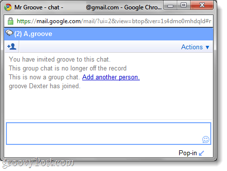 ryhmäkeskustelu gmail-keskustelussa