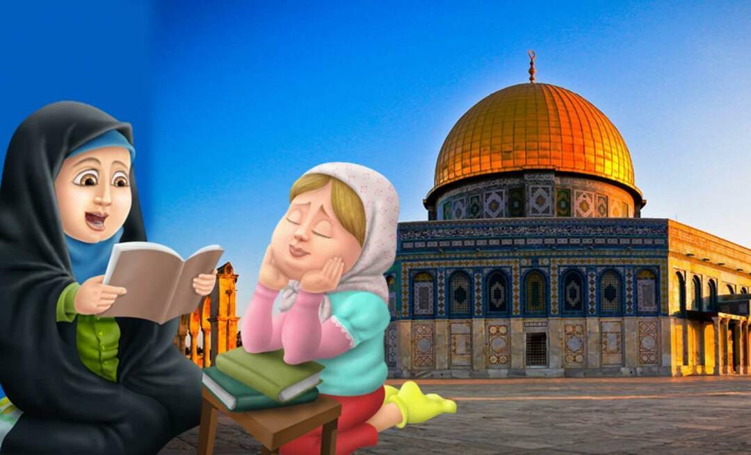 Miten meidän pitäisi selittää lapsillemme Jerusalemia, jossa ensimmäinen qiblamme, Masjid al-Aqsa, sijaitsee?