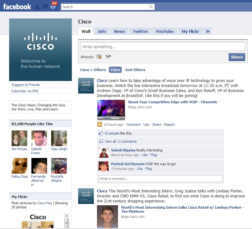 Sosiaalisen median julkaisu säästää Ciscoa yli 100 000 dollaria
