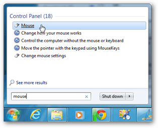 Windows 7 hiiren asetukset