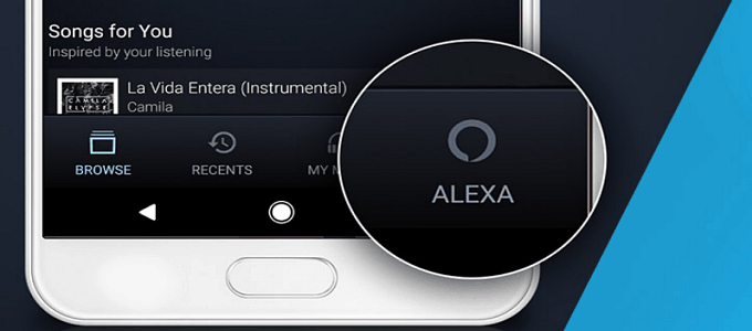 alexa amazon mobiili musiikkisovellus