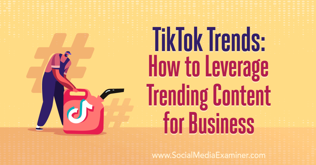 TikTok Trends: Kuinka hyödyntää trendisuunnitelmaa yrityksille, mukana Wave Wyldin oivalluksia sosiaalisen median markkinointipodcastissa.