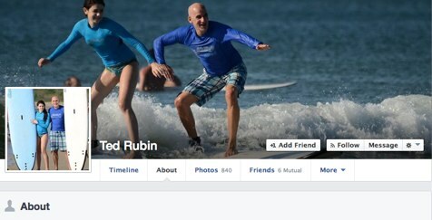 ted rubin sivusta facebook-sivu