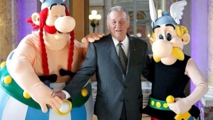 Sarjakuvan sankarin Asterixin sarjakuvapiirtäjä Albert Uderzo löydettiin kuolleena kotonaan!
