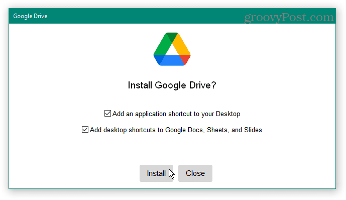 asenna Google Drive