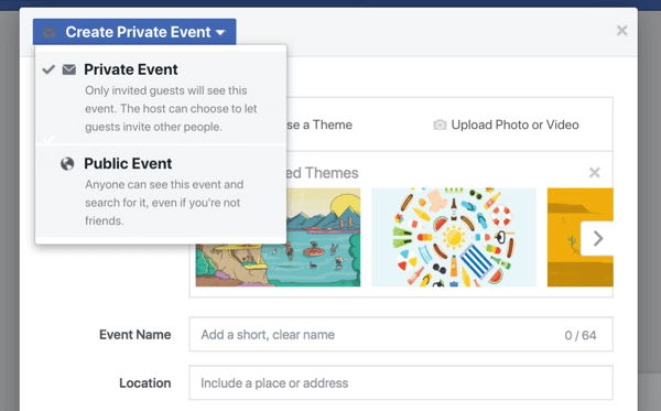 Facebook-tapahtumat antavat yrityksellesi tavan sisällyttää faneja, seuraajia ja asiakkaita verkkoseminaariin, tuotteen lanseeraukseen, avajaisiin tai muihin juhliin.