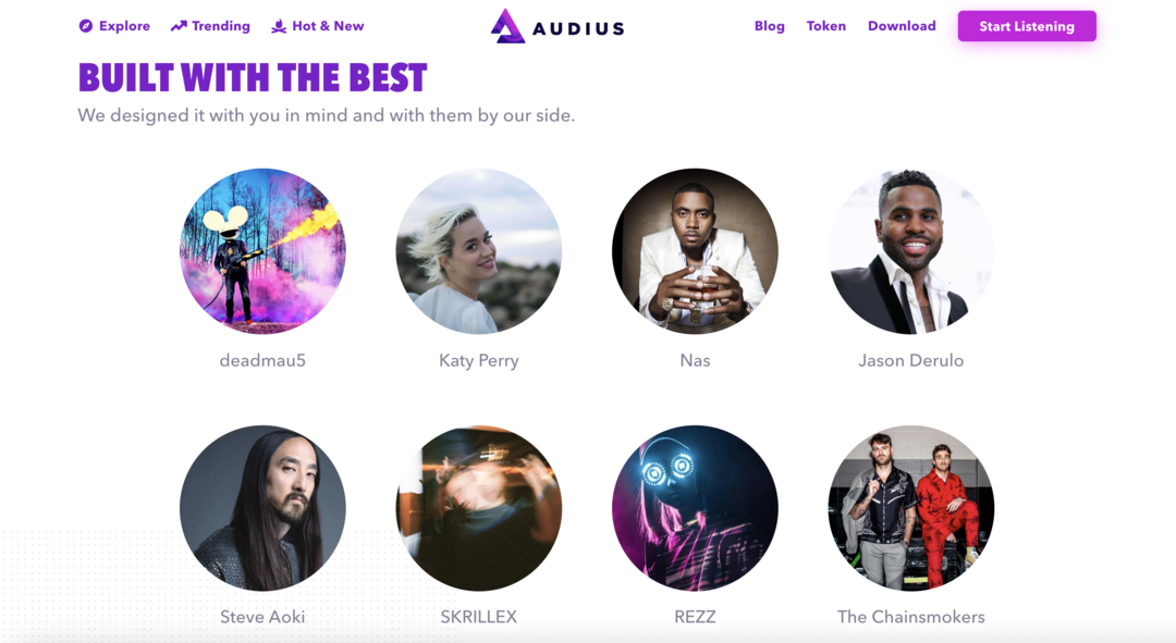 audio-musiikin-streaming-verkkosivusto