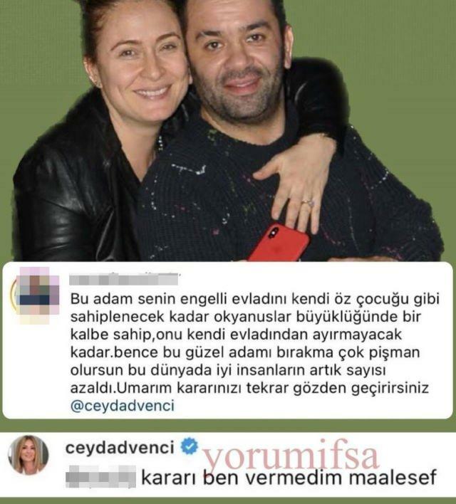 Ceyda Düvenci ja Bülent Şakrak ovat eroamassa