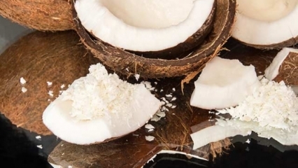Kuinka leikata kookospähkinä on käytännöllisin?