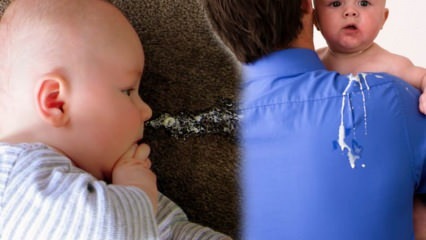 Yleisimmät oksentelun syyt imeväisillä! Mikä on hyvä vauvojen oksenteluun?