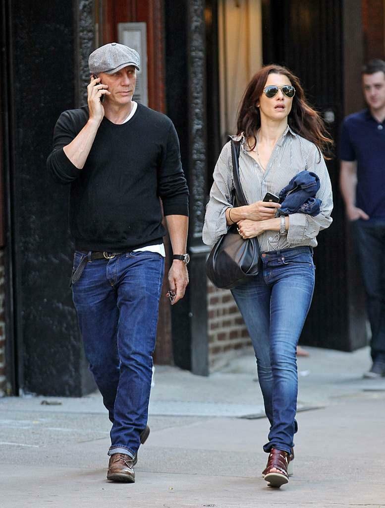 Daniel Craig ja hänen vaimonsa Rachel Wisz