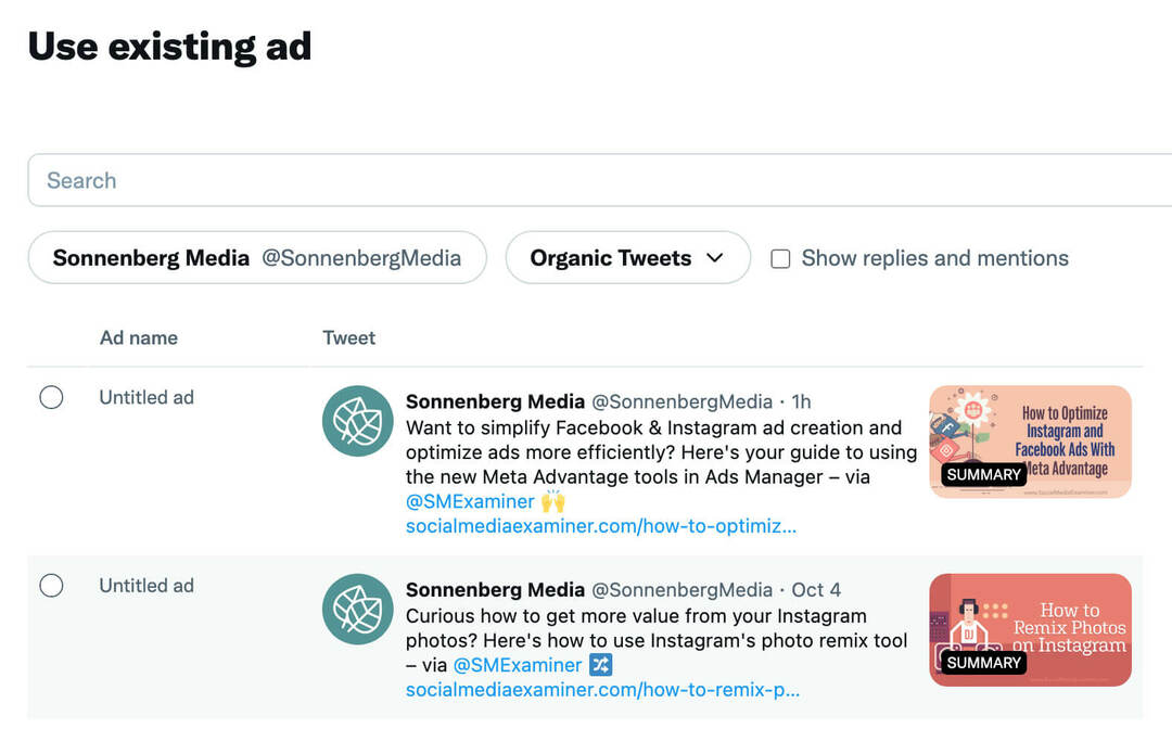 miten-skaalata-twitter-mainokset-laajenna-kohdeyleisöäsi-päivitä-mainos-omaisuutesi-orgaaniset-tweetit-lisää-mainosryhmään-esimerkki-21