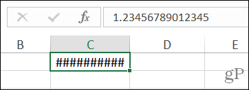 Numerosymbolit Excelissä