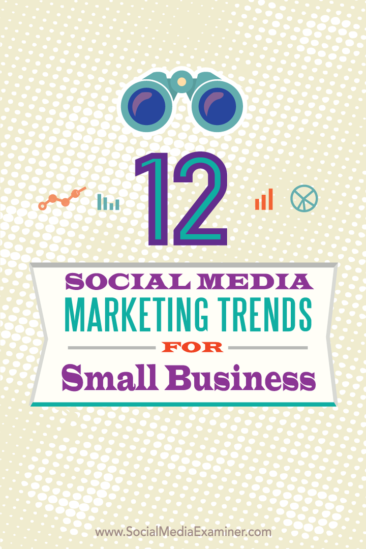 12 sosiaalisen median markkinointitrendejä pienyrityksille: sosiaalisen median tutkija