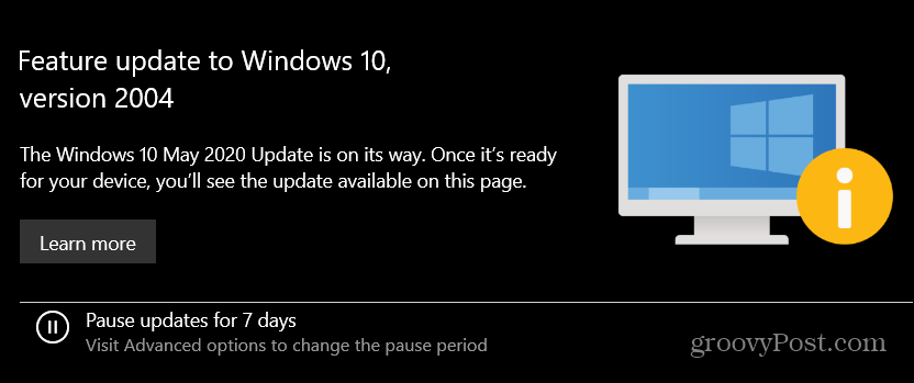 Windows 10 2004 matkalla