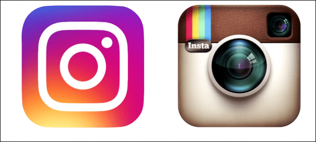 instagram-logo vanha ja uusi